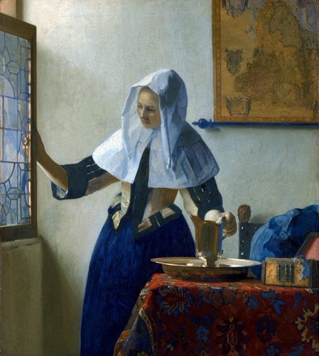 Young woman with water - woman, a